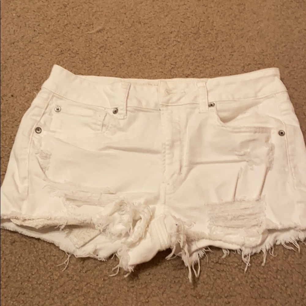American Eagle White Shorts